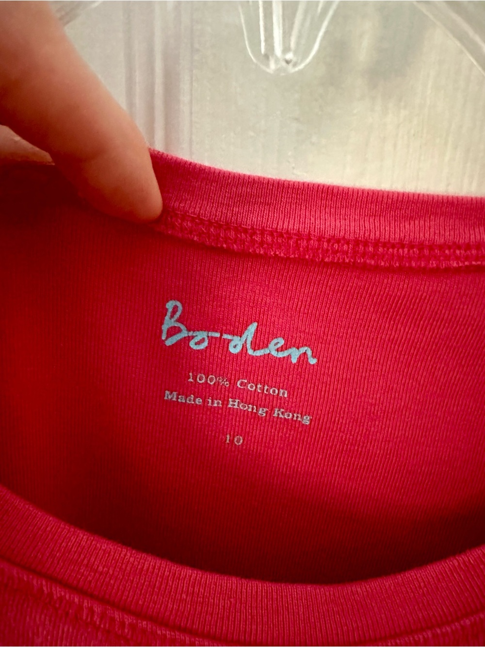 Boden Short Sleeve Tee in Raspberry, Size S (US) / 10 (UK) - Picture 3 of 3
